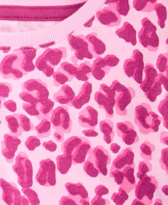 Girls Toddler 2T-4T Leopard-Print Long-Sleeve T-Shirt, Macy's Exclusive