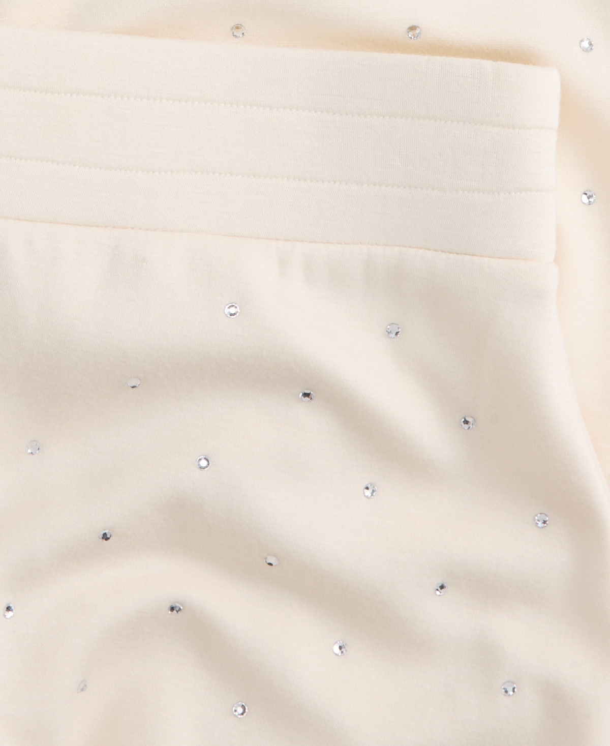 Inc International Concepts Petite Embellished High Rise Jogger Pants, Macy's Exclusive In White