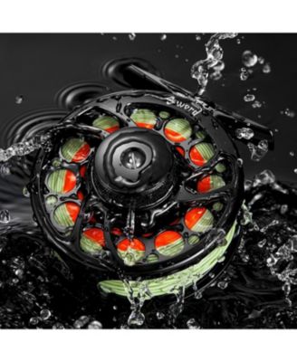 Sword Fly Fishing Reel, CNC-Machined Aluminum Alloy Fly Reel, 3/4, 5/6, 7/8, 9/10 Weight, Black, Gunmetal, Space Gray