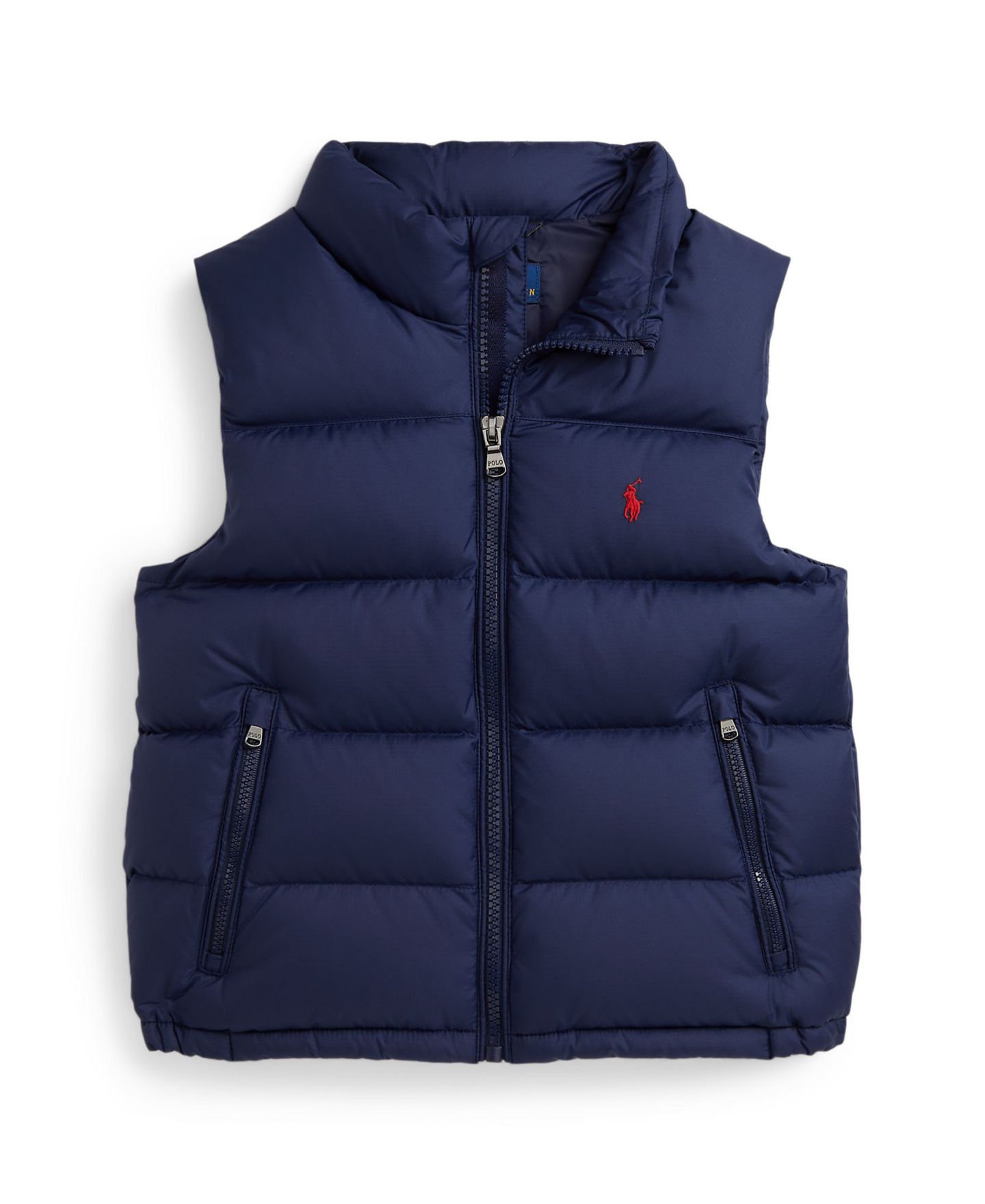 Жилет Polo Ralph Lauren Quilted Down Vest для мальчиков, цвет: Тёмно-синий — фото 1