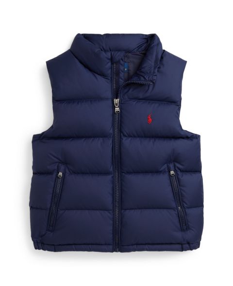 Жилет Polo Ralph Lauren Quilted Down Vest для мальчиков, цвет: Тёмно-синий