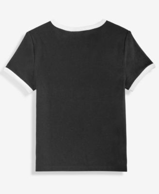Little & Big Girls Rib Baby Tee, Exclusively at Macy's 