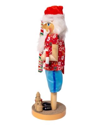 15" Delightful Beach Santa Nutcracker