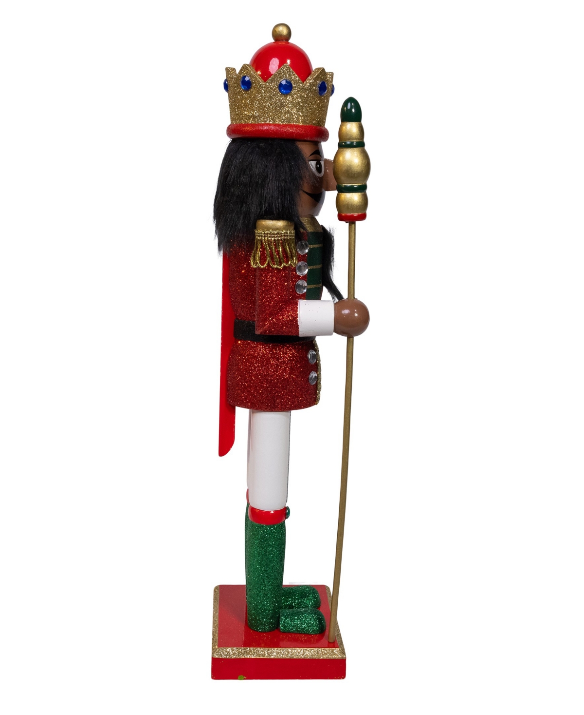 Kurt Adler 15-inch African American Nutcracker King In Multi