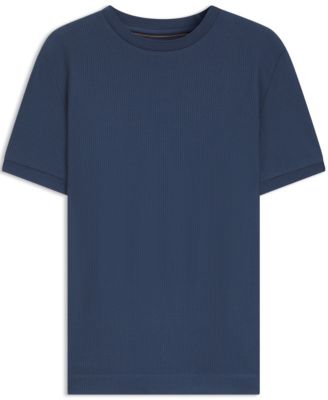 Men's Regular-Fit Structured Cotton T-Shirt