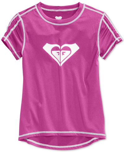 Roxy Core Short-Sleeve Rashguard, Little Girls (2-6X)