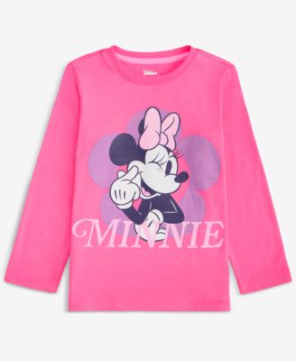 Epic Threads - Girls Toddler 2T-4T Flower Minnie Long-Sleeve T-Shirt