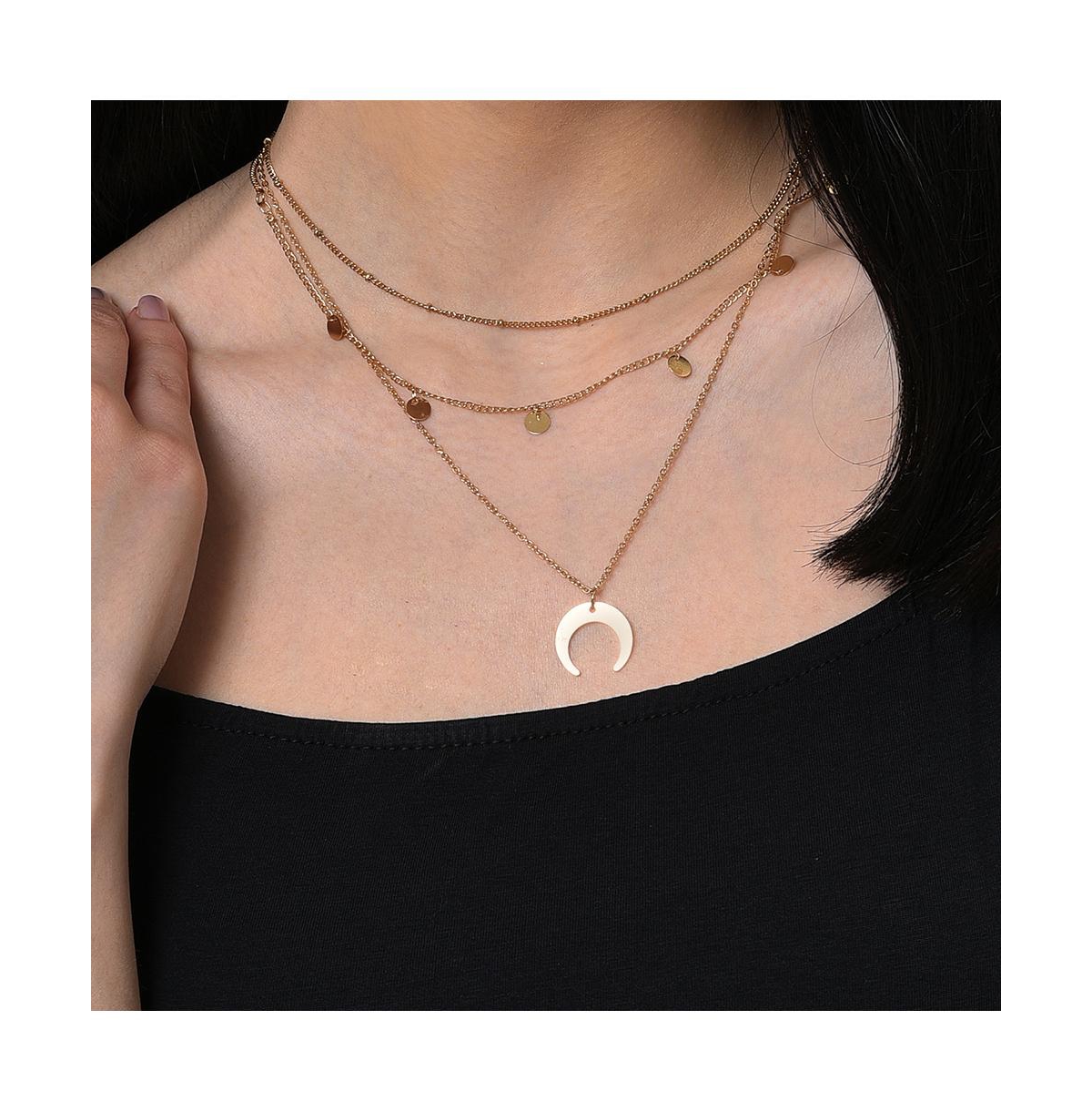 Sohi Women's Everyday Multi-Layer Necklace