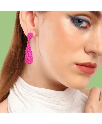 Women's Corroded Drop Earrings