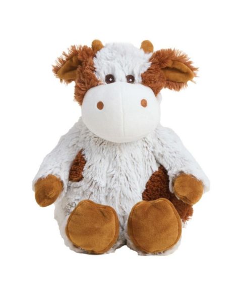 Детская мягкая игрушка Intelex Warmies Microwavable Plush 13" Cow, цвет: Белый