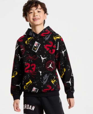 Boys' 8-20 Street Champ Printed Pull On Hoodie