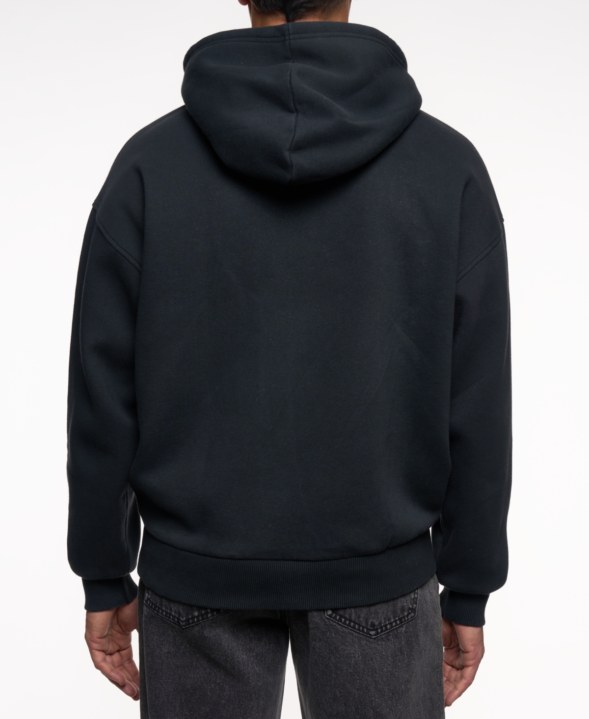 Lazer Men's Loose-fit Pull-on Hoodie In Black