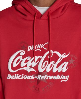 Men's Coca Cola Logo Hooded Sweatshirt