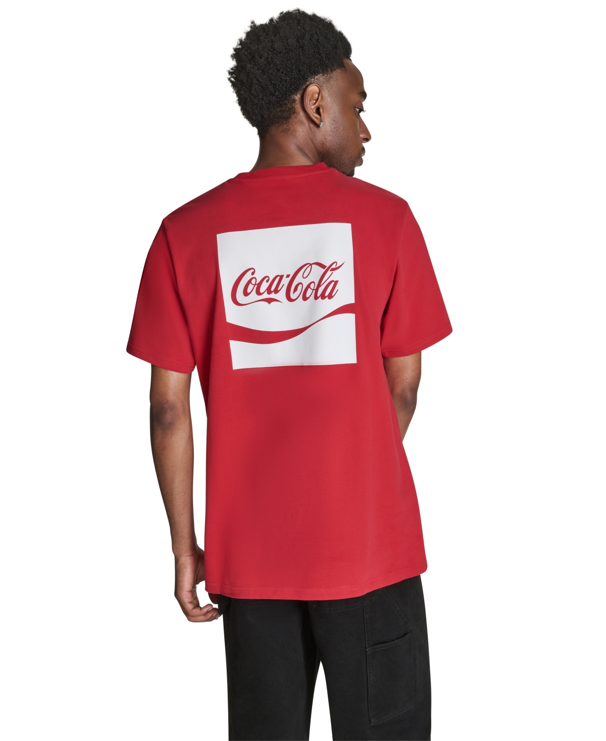 Converse Men's Coca Cola Logo Pull-On T-Shirt