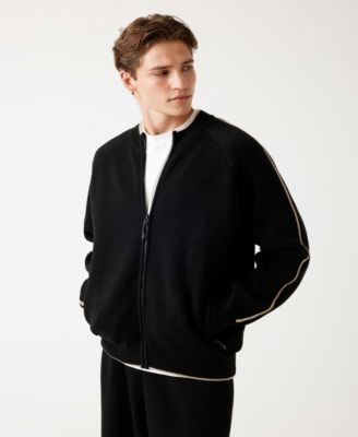 GUESS - Men's Yaki Zipped Bomber Style Collar Sweatshirt