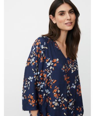 Women's MaBenika 3/4 Sleeve V-Neck Blouse