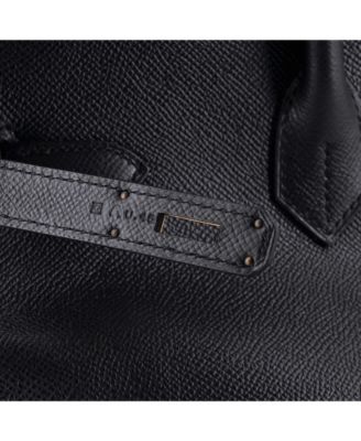  Birkin 35 Handbag Black Epsom with Gold Hardware