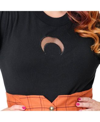 Women's Moon Cutout Knit Sweater