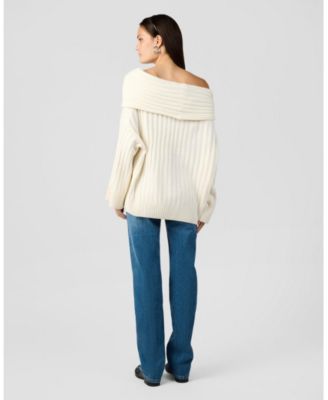 Women's Oversized Off Shoulder Sweater