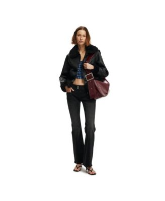 Women's Peggy Faux Fur Trim Jacket