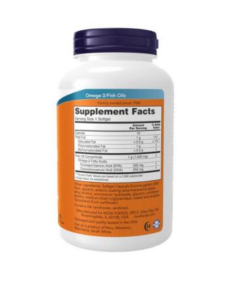 Ultra Omega-3 Fish Oil Bovine Gelatin, 180 Sgels