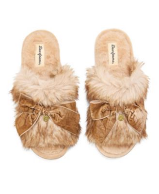 Women's Bianca Pile Slide Slipper with Bow