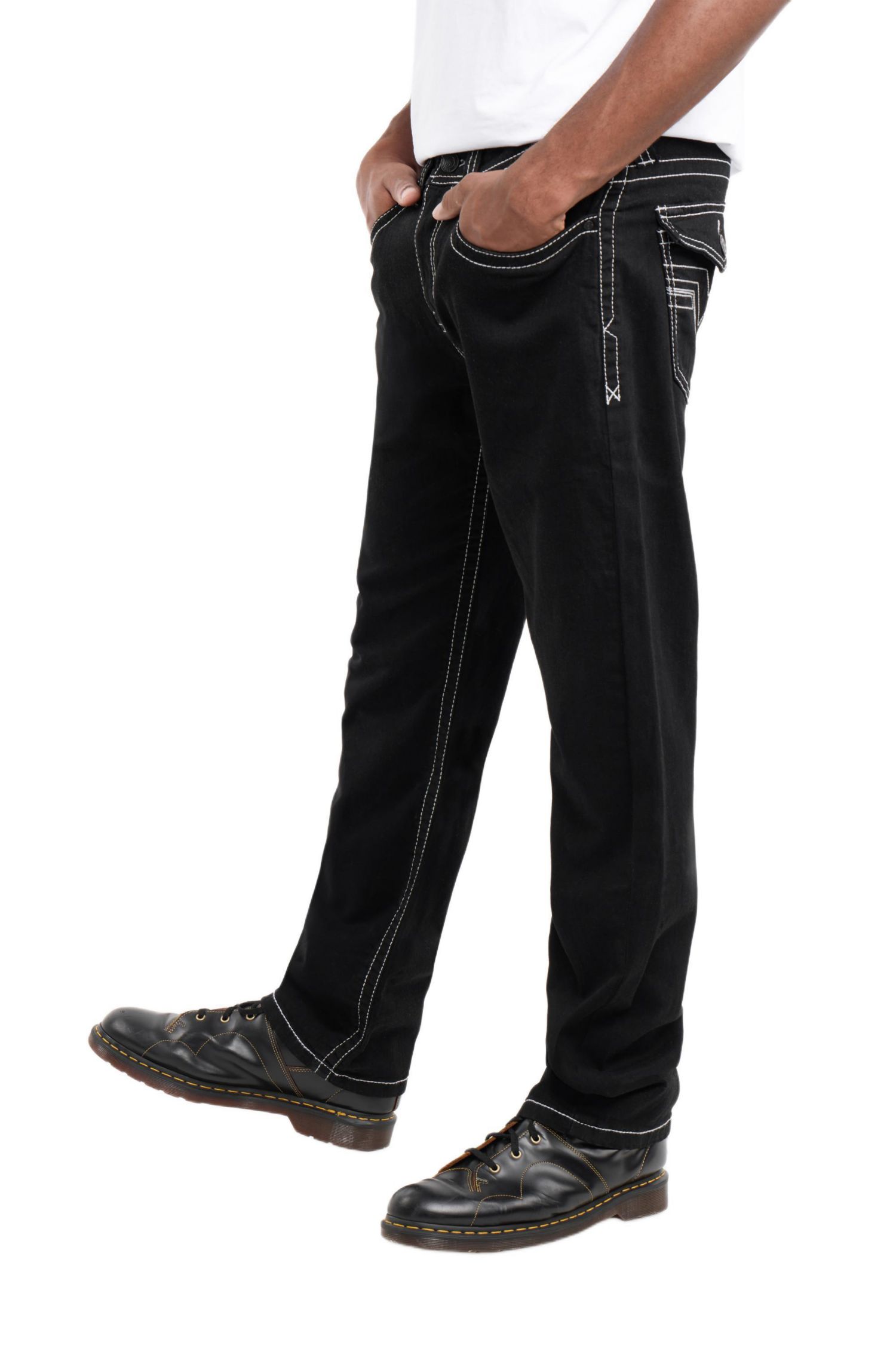 Men's Saddle Stitch Roman Fit Denim Jeans