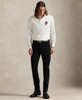 Men's Classic Fit Polo Bear Long-Sleeve Polo Shirt