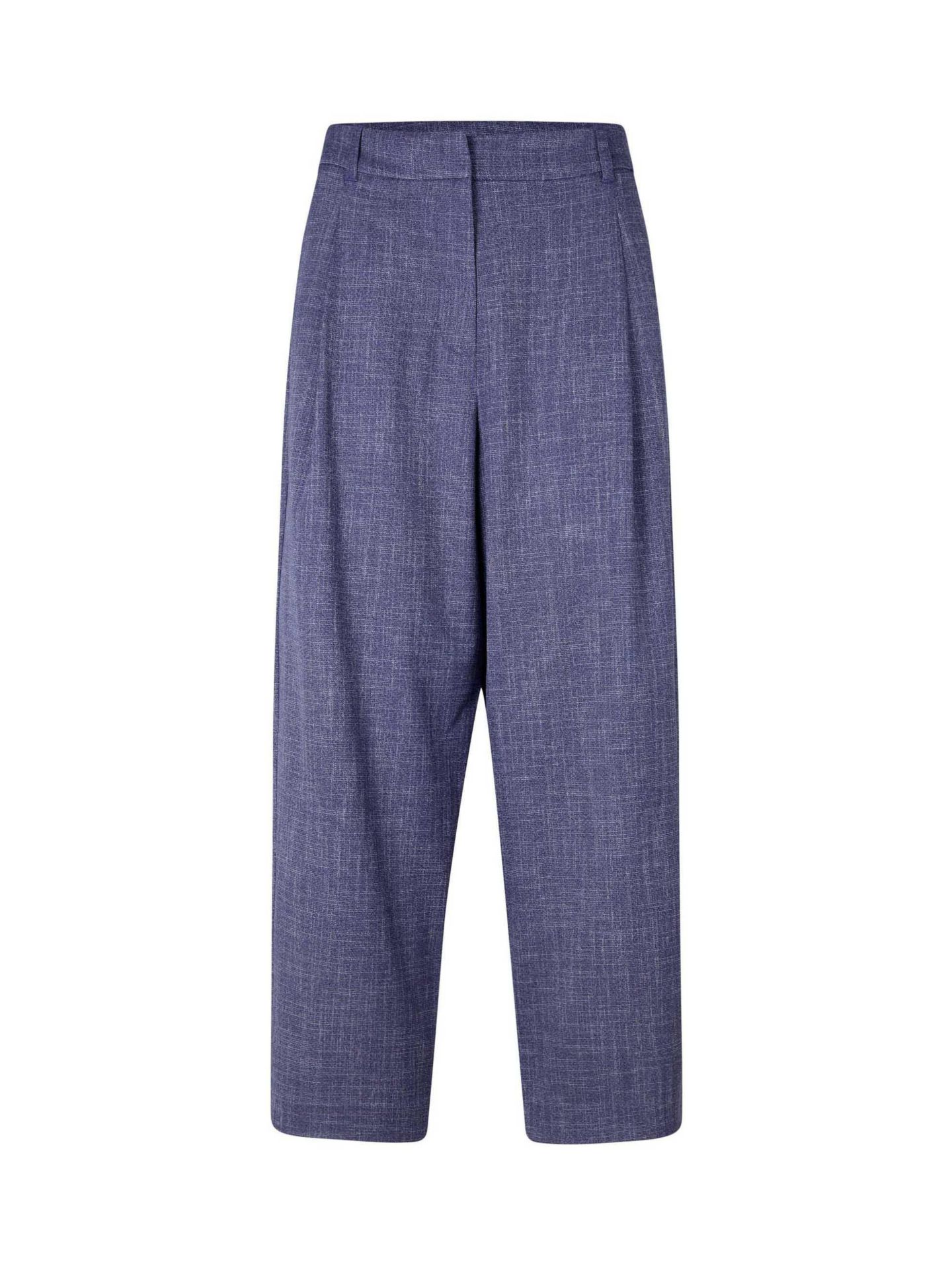 Женские брюки Masai Copenhagen MaPhiladelphia Cropped Loose Fit, цвет: Тёмно-синий — фото 2
