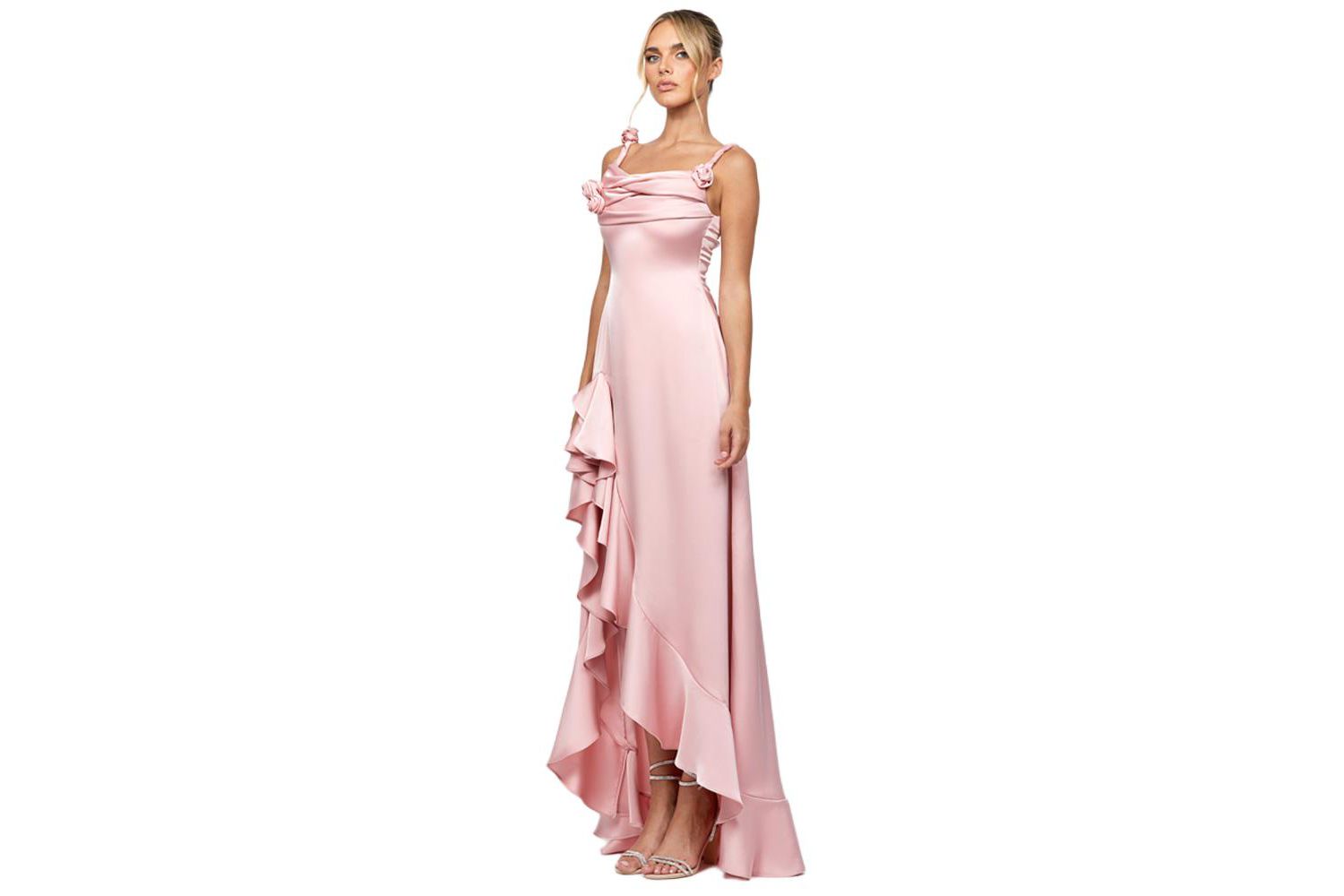 Women's Nakiyah Cowl Hi Lo Dress