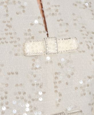 Women's Embellished Crew Neck Dress