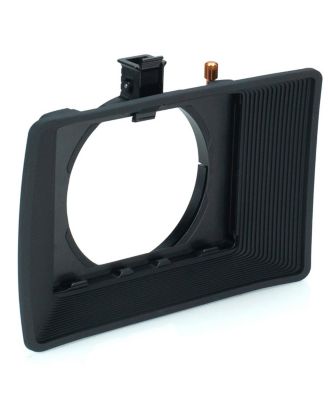 Bright Tangerine Misfit ATOM 4x5.65in and 4x4in Ultra Lightweight 2-Stage Clip-On Matte Box with Detachable Lens Shade, 114mm Clamp