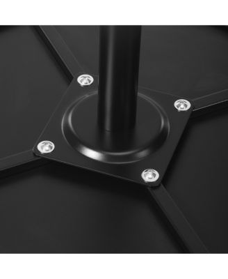 41.25" Adjustable Metal Round Bar Height Table