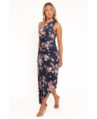 Women's Kleo One Shoulder Maxi Dress - Navy Floral