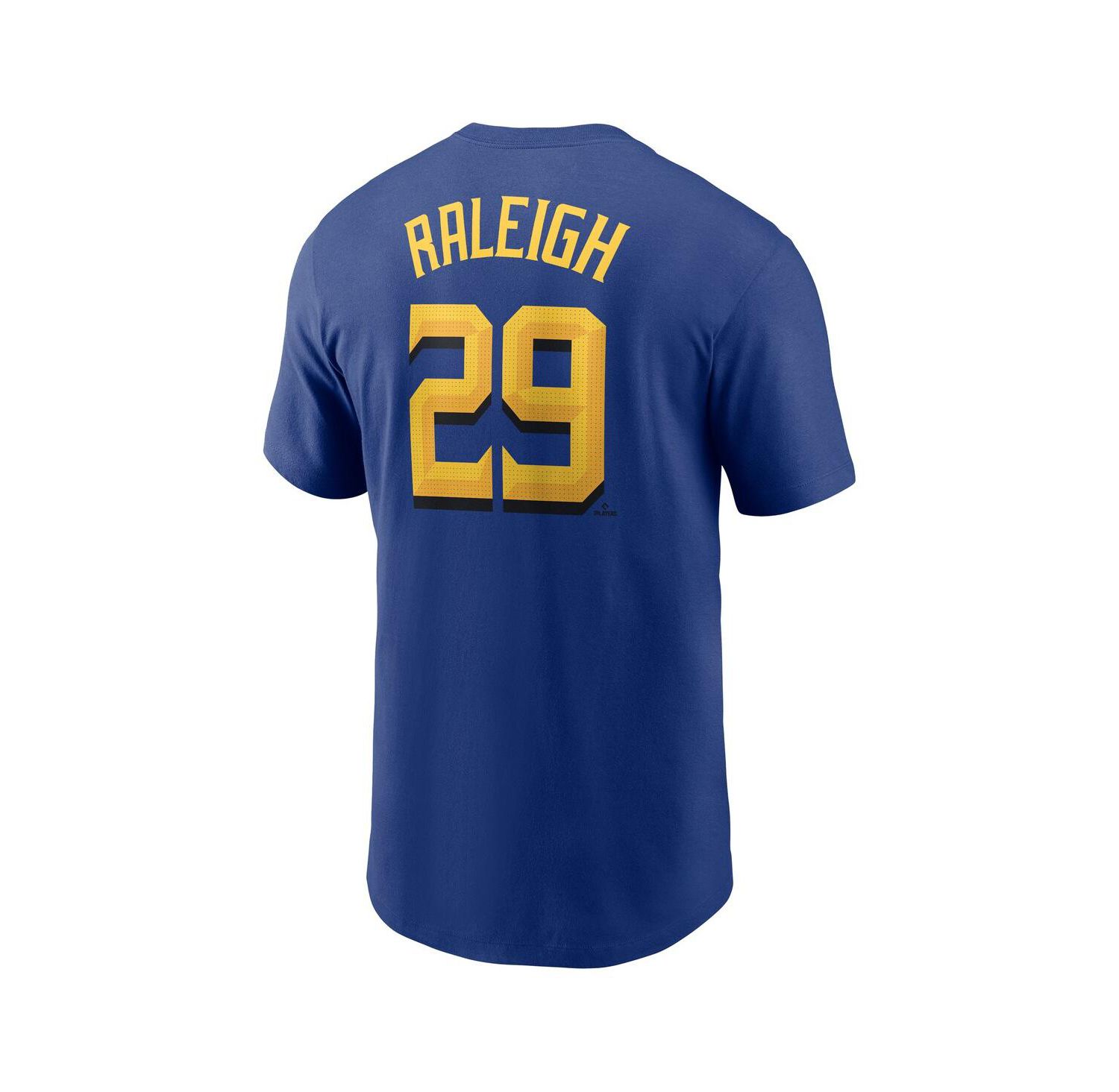 Men's Cal Raleigh Royal Seattle Mariners City Connect Fuse Name & Number T-Shirt