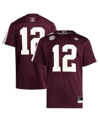 adidas - Men's 12 Maroon Texas A&M Aggies Premier Strategy Jersey