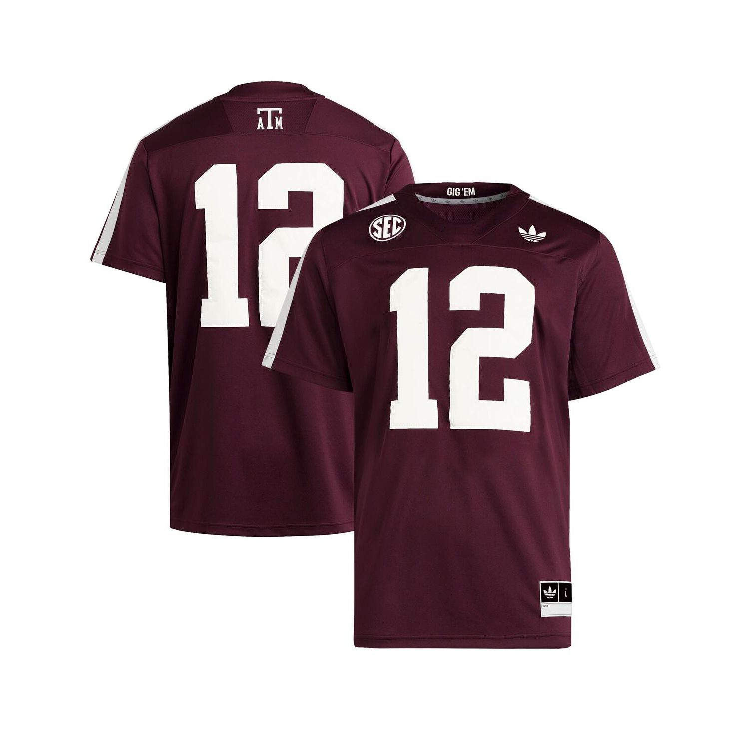 Men's 12 Maroon Texas A&M Aggies Premier Strategy Jersey