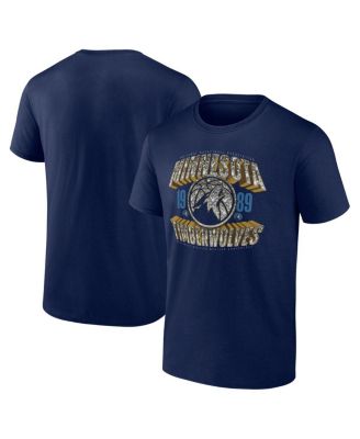 Fanatics - Men's Navy Minnesota Timberwolves Quick Strides T-Shirt