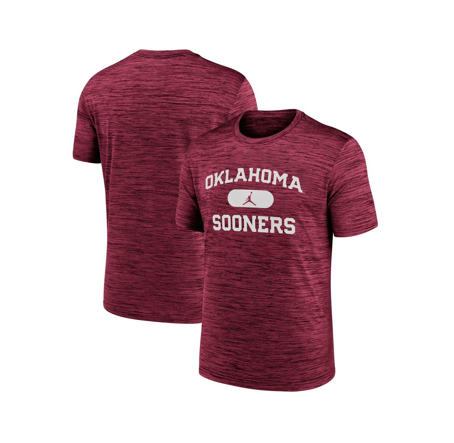 Men's Crimson Oklahoma Sooners Velocity Mascot Dri-FIT T-Shirt