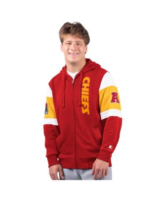 Starter - Men's Red Kansas City Chiefs Extreme Full-Zip Hoodie