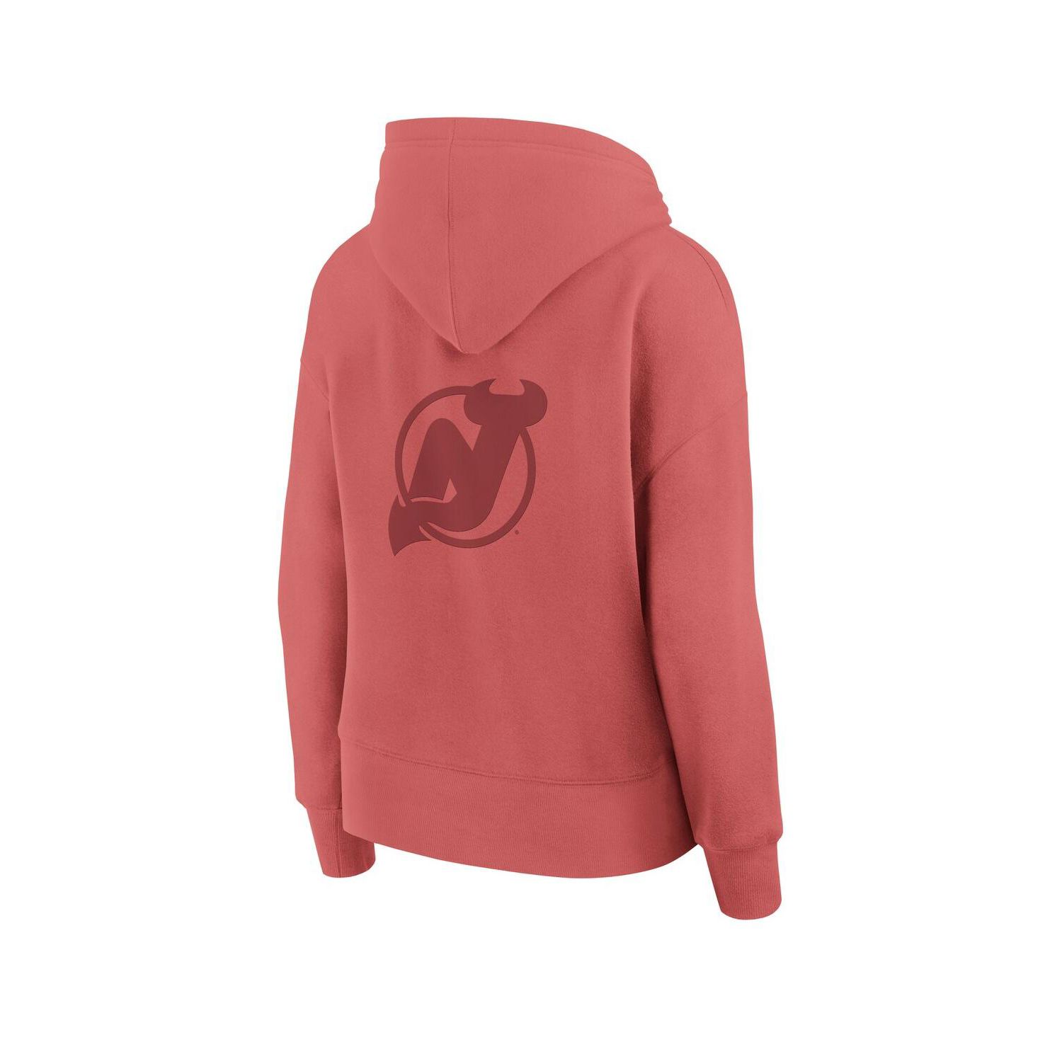 Women's Red New Jersey Devils Elements Future Ground Subtle Tonal Pullover Hoodie