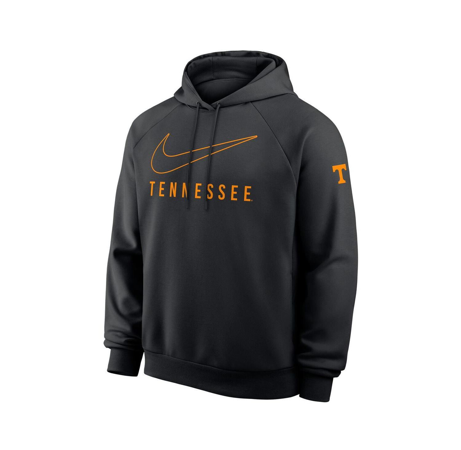 Men's Black Tennessee Volunteers Premium Raglan Dri-FIT Hoodie