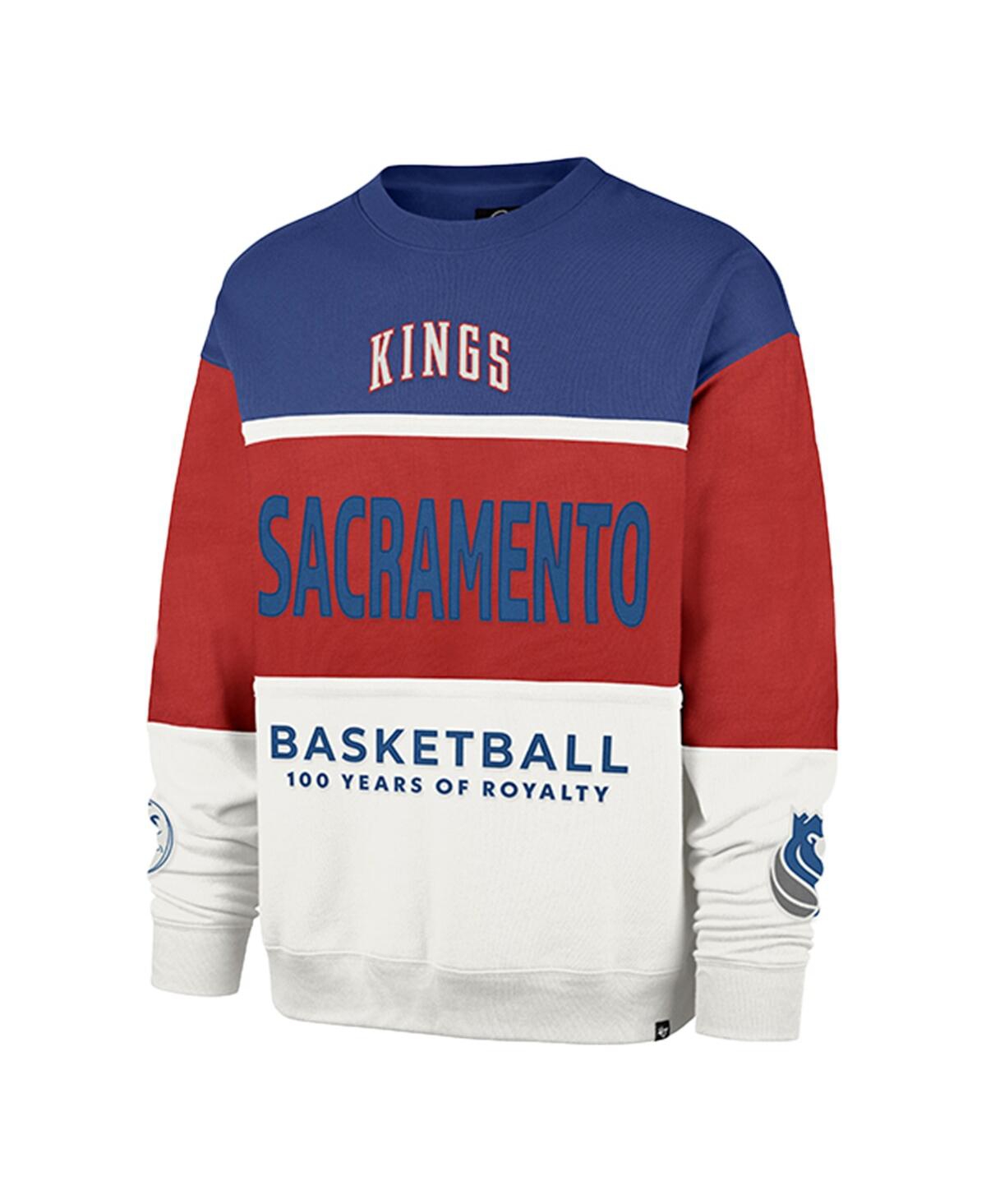 47 Brand Men's And Women's Red Sacramento Kings 2024/25 City Edition On Five Maximalist Pullover Sweatshirt In Multi