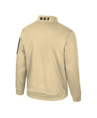 Men's Gold UCF Knights Mainframe Quarter-Zip Fleece Jacket