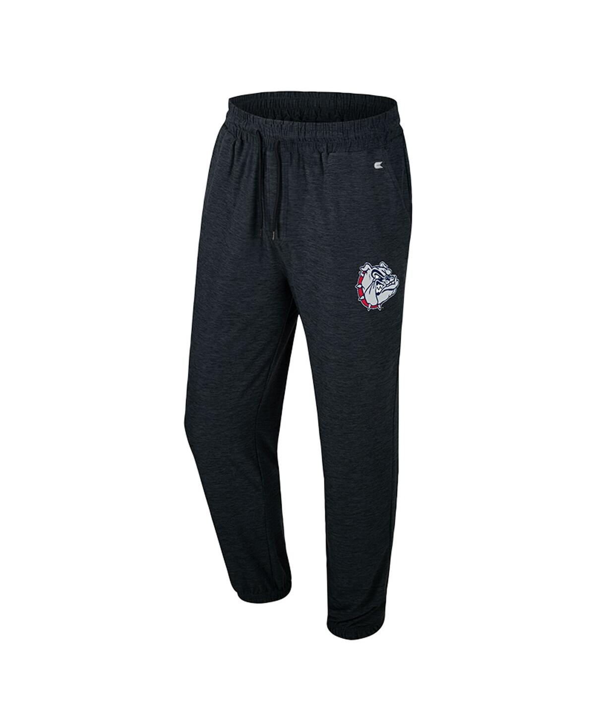Colosseum Men's Black Gonzaga Bulldogs Revolution Jogger Pants In Blue