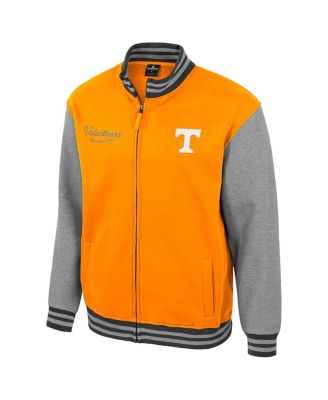 Men's Tennessee Orange Tennessee Volunteers Ambi-Turner Full-Zip Varsity Jacket