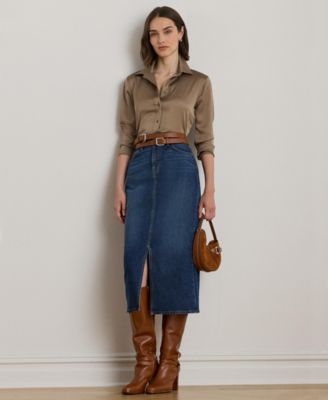 Women's Satin Charmeuse Shirt