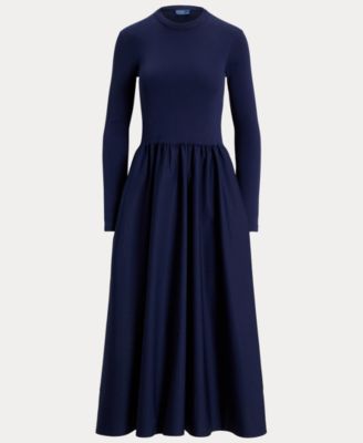 Women's Cotton Long-Sleeve Dress