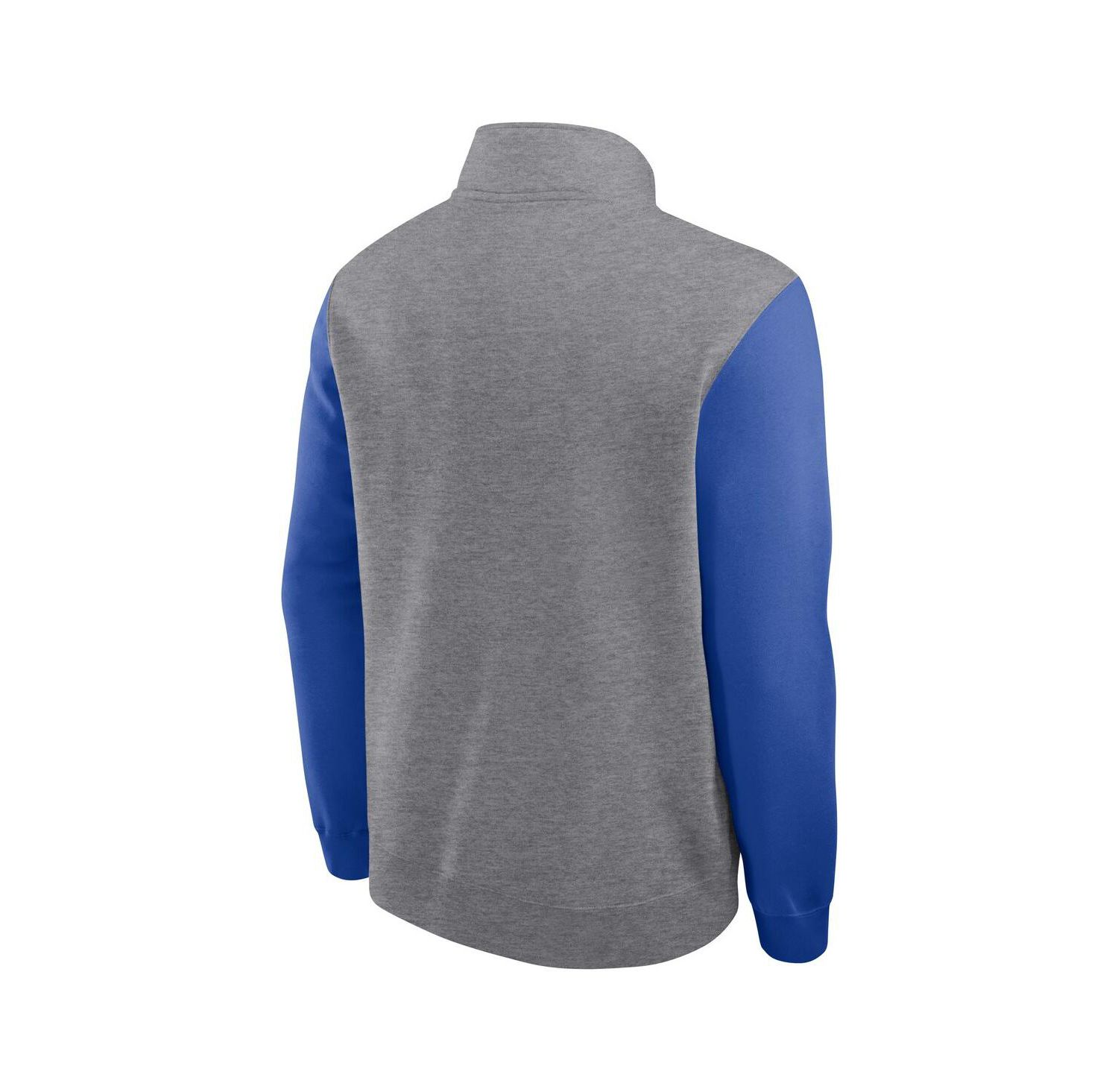 Men's Heather Gray Florida Gators Club Fleece Half-Zip Pullover Hoodie