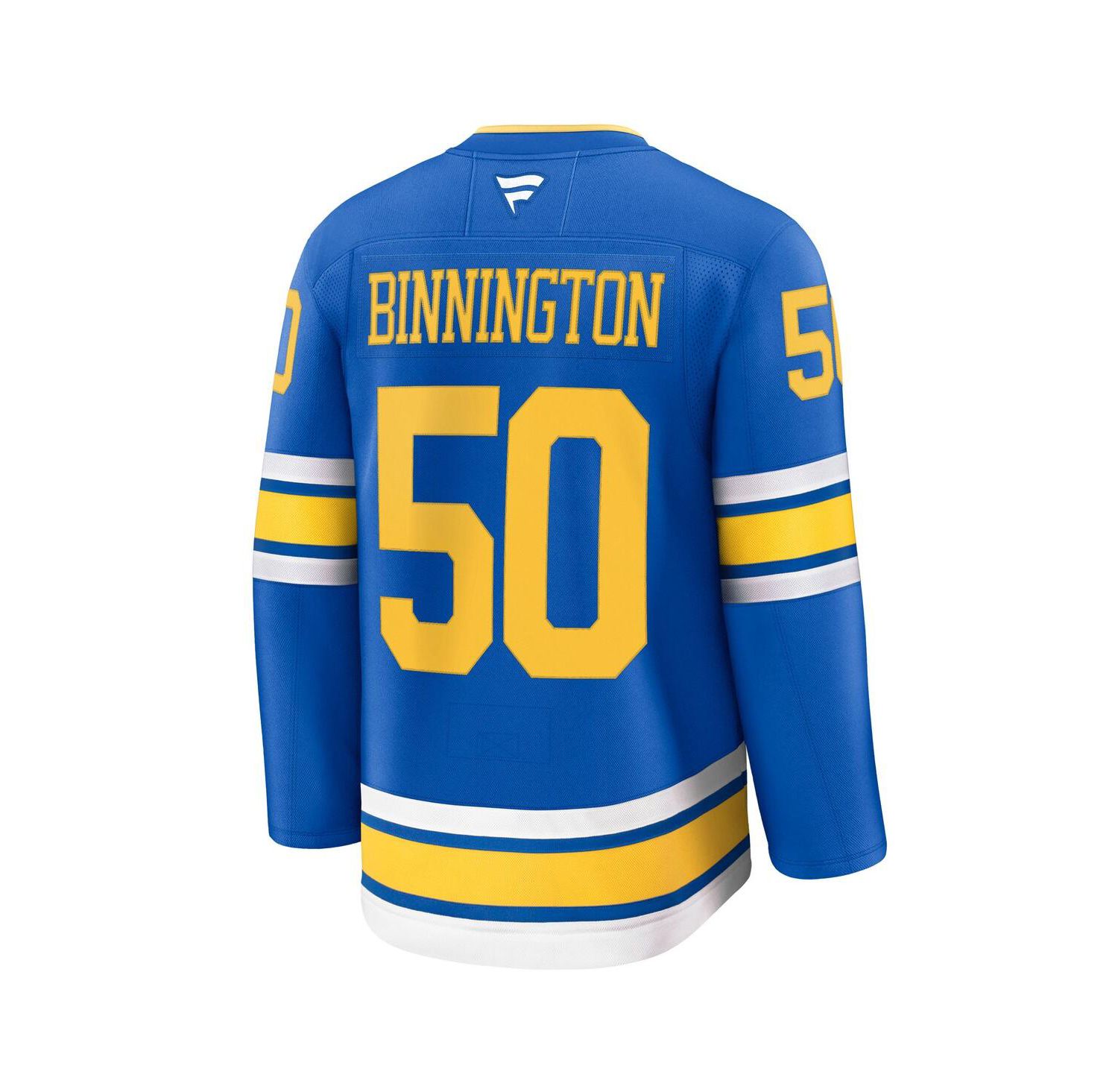 Men's Binnington Blue St. Louis Blues Home Premium Player Jersey